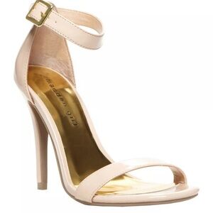 Madden Girl Dafney Nude Strappy Heels Size 5-5.5